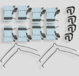 Kit de montagem de pastilhas de freio de peças de automóveis Jlp-1022